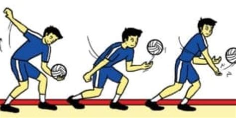 Servis Bawah (Underhand Serve)