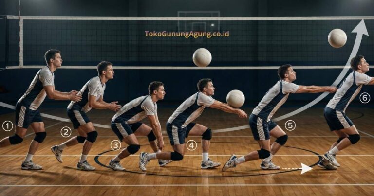 Beranda 8 4 Teknik Keterampilan Dasar Bola Voli Panduan Lengkap Servis & Cara Melakukan Passing Bawah
