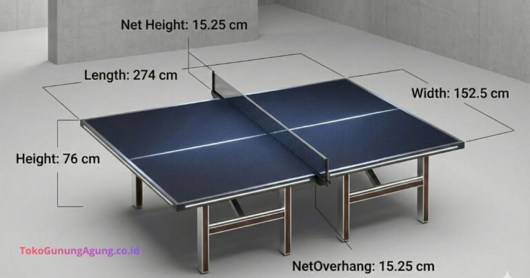 Panduan Lengkap Ukuran Lapangan Tenis Meja